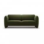 Roheline sametist diivan 204 cm Georgia - Micadoni