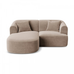 Helepruun sametist nurgadiivan (vasak nurk) Campi - Cosmopolitan Design