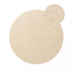 Beež k&auml;sitsi kootud villane &uuml;mmargune vaip &oslash; 200 cm Puristic Knots - Elle Decoration