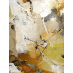 Tr&uuml;kitud/k&auml;sitsi maalitud elementidega l&otilde;uendimaal 90x118 cm Everlast - Malerifabrikken