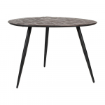 &Uuml;mmargune tiikpuust s&ouml;&ouml;gilaud 76x111 cm Webster - White Label