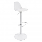 Mattvalge baaritool reguleeritava k&otilde;rgusega, kunstnahast (istme k&otilde;rgus 60 cm) Orlando-T - Kave Home