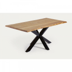 S&ouml;&ouml;gilaud tammepuust pealispinnaga 90x160 cm Argo - Kave Home