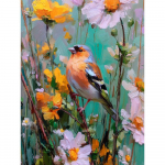 Tr&uuml;kitud pilt raamiga 60x80 cm Fringilla - Styler