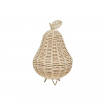 Laste &ouml;&ouml;lamp naturaalses v&auml;rvitoonis &oslash; 12 cm Pear - OYOY Mini