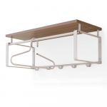 Terasest seinariiul naturaalses/beežkassis v&auml;rvitoonis riiuliga 70 cm Rex - Spinder Design