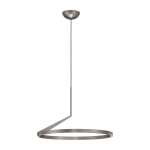 Alumiiniumist h&auml;mardatav LED-rippvalgusti h&otilde;bedases v&auml;rvitoonis, &oslash; 60 cm Tilia - Nova Luce