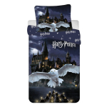 Tumesinine/hall mikrokiust laste voodipesu &uuml;heinimesevoodile 200 &times; 140 cm Harry Potter &bdquo;Hogwarts Night&ldquo; &ndash; Jerry Fabrics