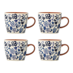 Sinised/kreemjad keraamilised kruusid komplektis 4 tk 300 ml Figuria - Bloomingville