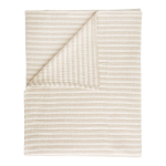 Puuvillane tekk naturaalses v&auml;rvitoonis 150x200 cm Cotton Muslin Stripe - Bianca