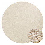 Kreem &uuml;mmargune vaip &oslash; 200 cm Wolly &ndash; BT Carpet