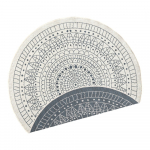 Hall ja kreemikas &otilde;uevaip , ⌀ 140 cm Porto - NORTHRUGS