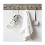 Valge linane teer&auml;tik, 65 x 45 cm - Linen Tales