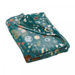 Roheline mikropl&uuml;&uuml;sist tekk 130x170 cm Enchanted Twilight Animals - Catherine Lansfield