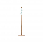 Massiivne tammepuidust mantlihoidja sinise detailiga Hook - Gazzda