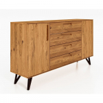 K&otilde;rge kapp tammepuust 182x100 cm Golo - The Beds