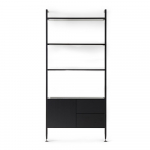 Must tamme raamaturiiul 94x210 cm Edge by Hammel - Hammel Furniture