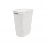 Valge plastikust pesukorv 50 l Brisen - Rotho