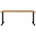 Elektriliselt reguleeritava k&otilde;rgusega tammedekooriga t&ouml;&ouml;laud 80x180 cm Lissabon &ndash; Germania