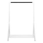 Valge metallist riietehoidja Brent - Actona