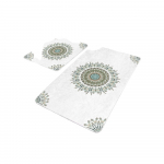 Valged vannitoamatid 2 tk 60x100 cm - Mila Home