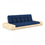 Sinine velvetist diivanvoodi 244 cm Base - Karup Design