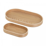 Puidust dekoratiivsed kandikud 2tk komplektis 20x37 cm - Casa Selecci&oacute;n