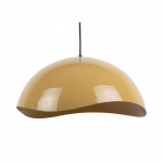 Kollane ripplamp metallist varjuga &oslash; 50 cm Waved - Leitmotiv