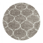 Beež &uuml;mmargune vaip &oslash; 160 cm Salsa - Ayyildiz Carpets