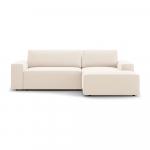 Beež sametist lahtik&auml;iv nurgadiivan (parem nurk) Jodie &ndash; Micadoni