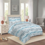 Sinine puuvillane voodipesu &uuml;heinimesevoodile 140x200cm Jasana - Cotton House