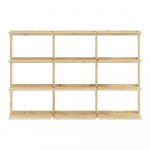 M&auml;nnipuidust raamaturiiul seinale 192x127 cm Groove - Karup Design