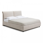 Beež polsterdatud kaheinimesevoodi koos voodip&otilde;hja ja panipaigaga 160x200cm Myra Pillow - Bonami Selection