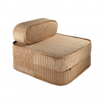 Pruun velvetist laste tugitool Flip - Wigiwama