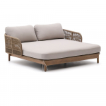 Kreem-puiduv&auml;rvi kahekohaline puidust aiadiivan Catalina &ndash; Kave Home