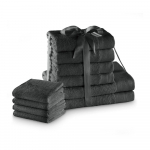 Tumehallid froteest puuvillased k&auml;ter&auml;tikud ja saunalinad, komplekt 10 tk Amari &ndash; Restilo