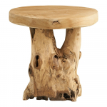 &Uuml;mmargune teakapuidust abilaud &oslash; 40 cm Palena &ndash; House Nordic