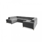 Tumehall lahtik&auml;iv/sahtliga nurgadiivan (vasak nurk/U-kujuline) Louis &ndash; ELTAP