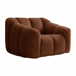 Terrakottapunane tugitool Shell - Miuform