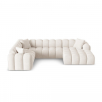 Kreem &scaron;enillist nurgadiivan (vasak nurk/U-kujuline) Treno - Cosmopolitan Design