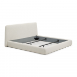 Beež polsterdatud kaheinimesevoodi ilma voodip&otilde;hjata 180x200 cm Martina - Kave Home