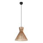 Naturaalset v&auml;rvi metallist ripplamp paberpunutud varjuga, l&auml;bim&otilde;&otilde;duga 35 cm Rosalie - Reality