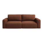 Terrakottapunane velvetist panipaigaga diivanvoodi 252 cm Kona - Makamii