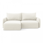 Kreem sametist panipaigaga nurgadiivanvoodi (vasak nurk) Kalena - Makamii