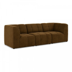 Sinepikarva sametist diivan 255 cm Aloha - Makamii