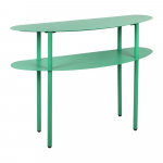 Roheline metallist konsoollaud 28x90 cm Cool Retro - Leitmotiv