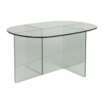 Klaasist diivanilaud 60x80 cm Linea - Zuiver
