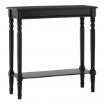 Mustast m&auml;nnist konsoollaud 30x80 cm Heritage - Premier Housewares