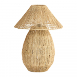 Naturaalse v&auml;rvi laualamp džuudist varjuga (k&otilde;rgus 55 cm) Maruva - Light & Living