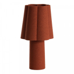 Telliskivi v&auml;rvi laualamp tekstiilist varjuga (k&otilde;rgus 50 cm) Musaby - Light & Living